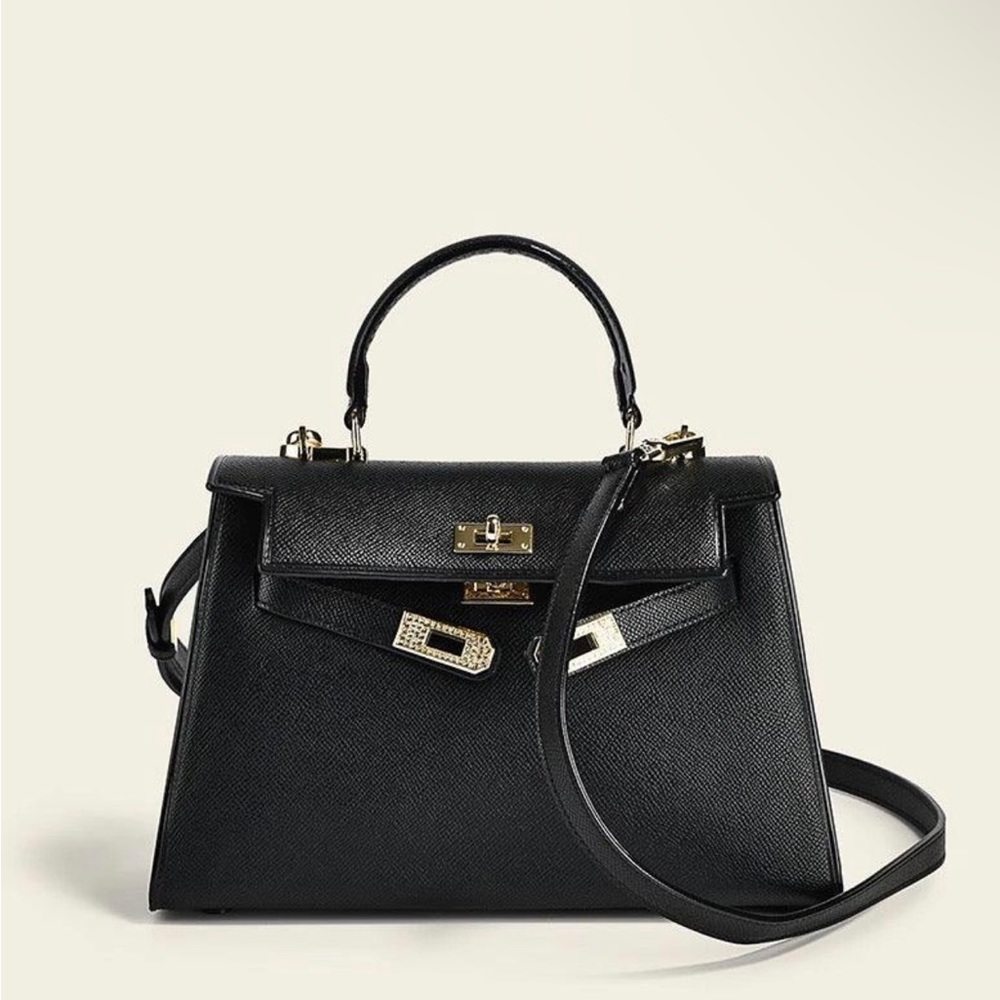 Trapezoid Flap Mini Tote Handbag Crossbody Bag Shoulder Bag Purse Clutch